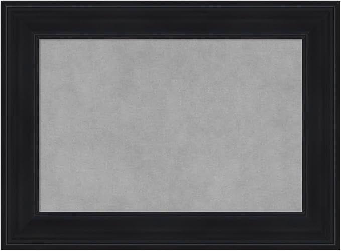 Amanti Art Black Framed Magnetic Board 17x23 Small Vision Board by AmantiArt