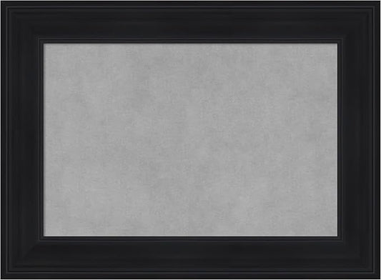 Amanti Art Black Framed Magnetic Board 17x23 Small Vision Board by AmantiArt