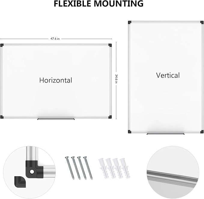 XBoard Magnetic Dry Erase Whiteboard 48 x 36 Inch - Image 3