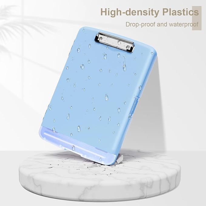 Piasoenc Clipboard with Storage, 8.5 x 11 Organization Box with Pen Holder and - Image 5