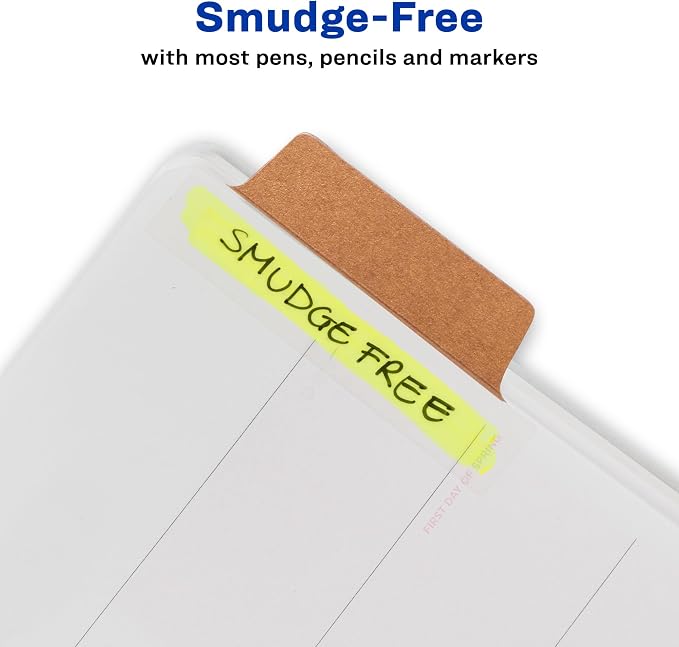 Avery Margin Ultra Tabs, 2.5" x 1", 2-Side Writable, 24 Repositionable Page Tabs - Image 4