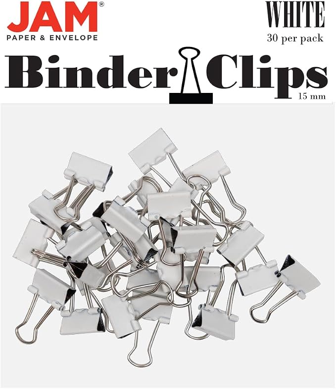 JAM PAPER Colorful Binder Clips by JAMPaper