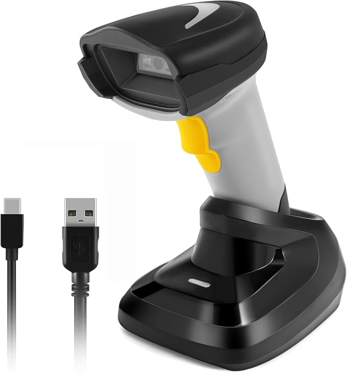 Barcode Scanner Wireless, Onewscan 1D Barcode Reader - Image 2