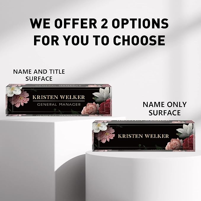Desk Name Plate Personalized, Custom Name Plates - Image 3
