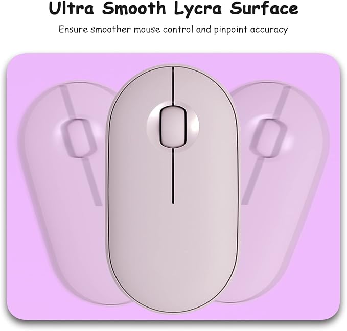 Dapesuom Small Mouse Pad, 5 x 6 Inch Thick Rubber Premium-Textured Non-Slip - Image 3