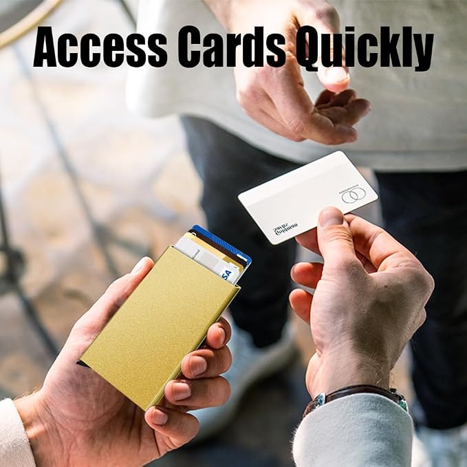 FurArt Slim Minimalist Wallet RFID Credit Card Holder - Image 5