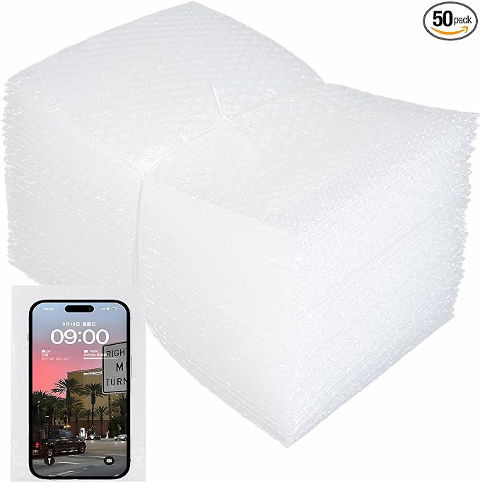 6''x10'' Bubble Pouch Bags, Double Walled Cushioning Bags by XHAMXE