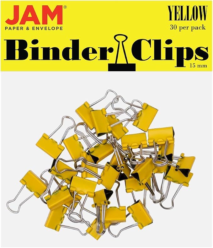 JAM PAPER Colorful Binder Clips by JAMPaper