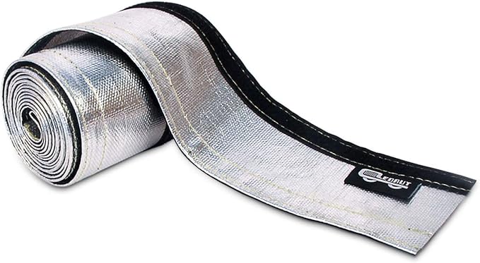 Heat Shroud Sleeve Aluminized Sleeving Express Aluminized Hose and Silver Hose by LEDAUT
