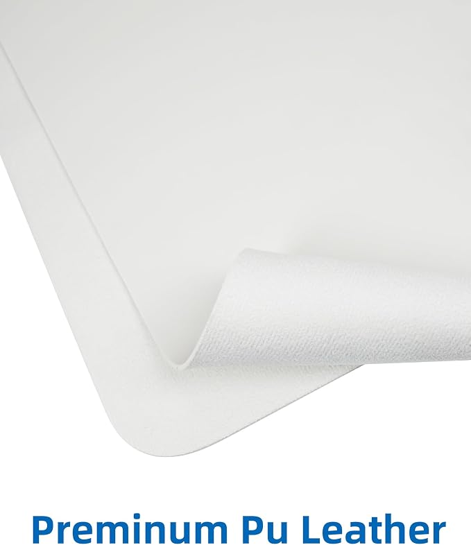 Leather Desk Pad Blotter, Mouse Pad, Office Desk Mat, Non-Slip PU Leather Desk - Image 2