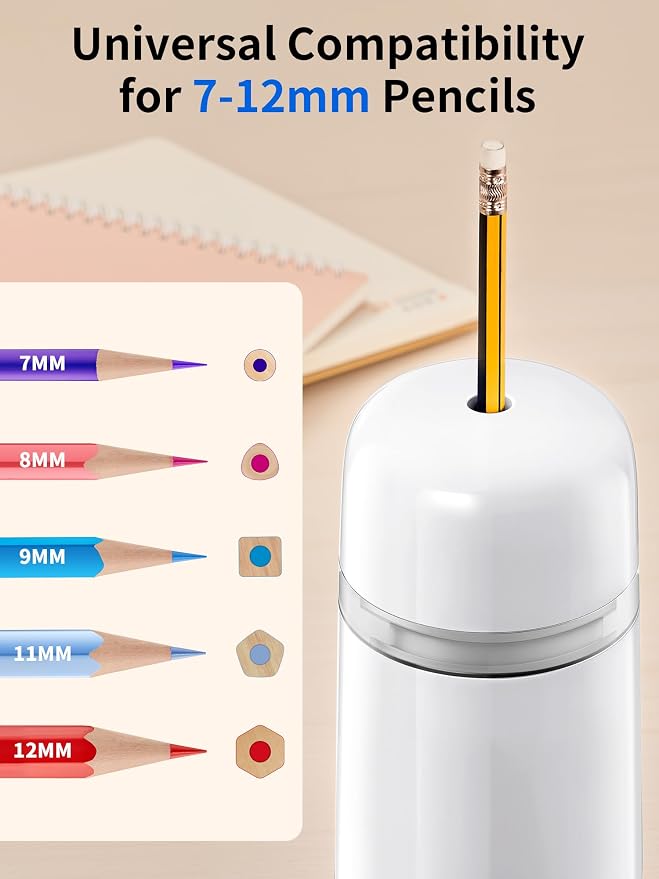 JARLINK Automatic Electric Pencil Sharpener - Image 4