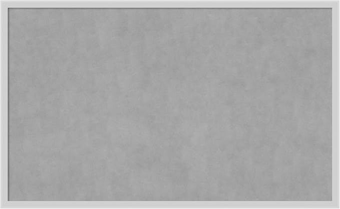 Amanti Art Silver Framed Magnetic Board 25x41 Large Vision Board by AmantiArt