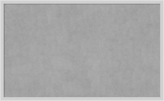 Amanti Art Silver Framed Magnetic Board 25x41 Large Vision Board by AmantiArt