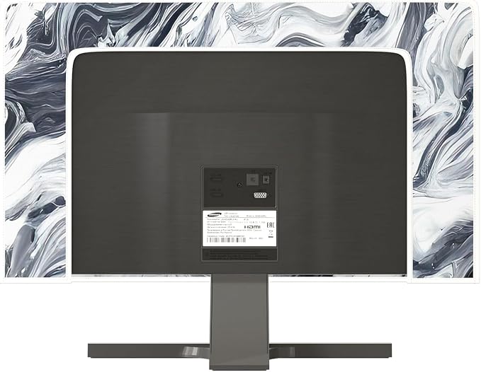 Baocicco Abstract Gray Marble Waterproof 45, 48 Inch Television Cover - Image 5