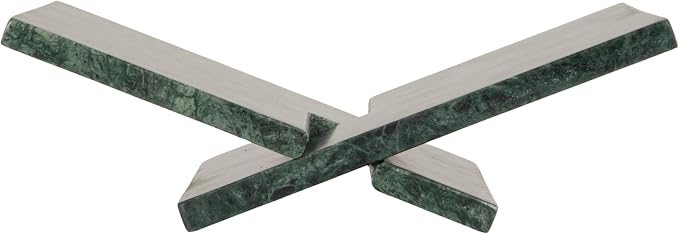 Bloomingville Decorative Marble Book Holder, Sage Green - Image 4