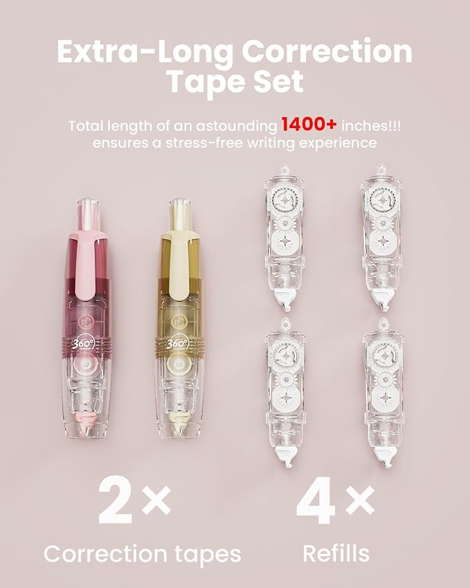 Four Candies 2-Pack White Correction Tape - Image 5