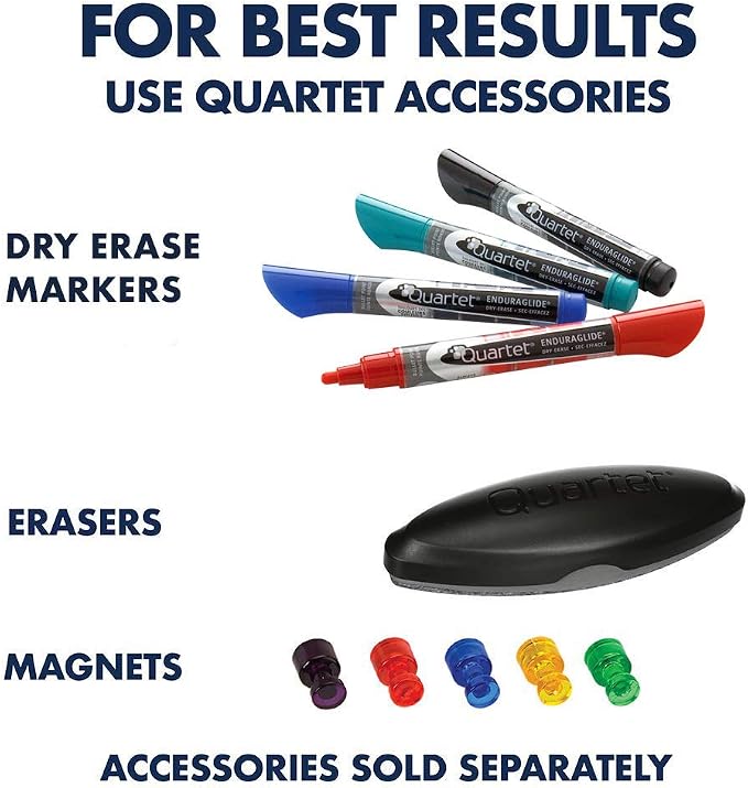 Quartet Whiteboard, Dry Erase Board, Includes Dry Erase Markers and Magnets - Image 8
