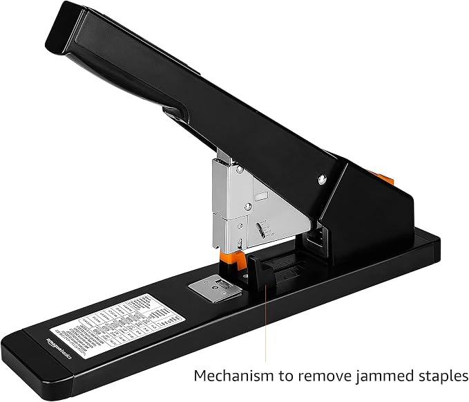 Amazon Basics Heavy Duty Industrial Stapler, 210 Sheets Capacity, Long Arm - Image 5