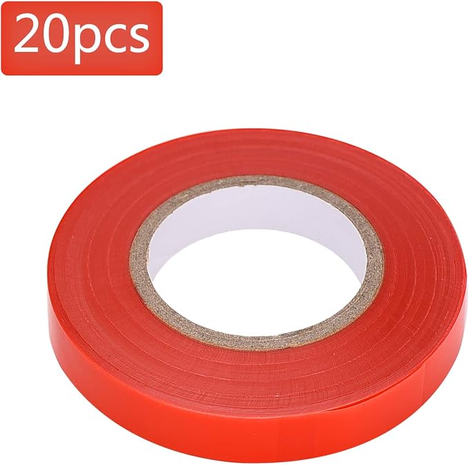 FUNTECK 20 Pcs Red Plant Ribbon - Image 4