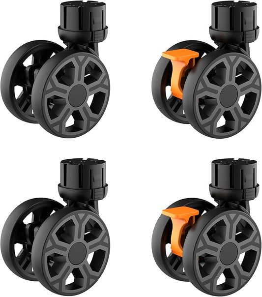 FELICON SELORSS Heavy Duty Rotation Swivel Wheels-Black-4PCS | 360°Rotate Wheel by FELICON