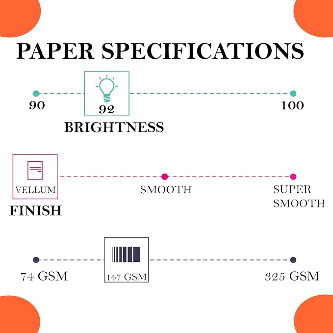 Print It - Vellum Bristol Colored Cardstock Cover Paper, 67 Lb, 8.5" X 11” - Image 3