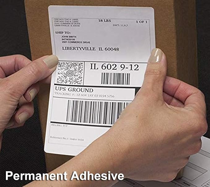Shipping Label with Rounded Corner, 8.5 x 5.5 Inches Half Sheet Self Adhesive - Image 4