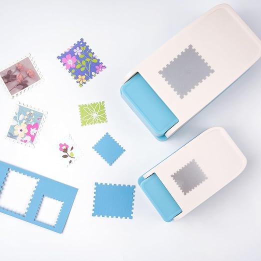 BAOFALI 2Pcs/Set Stamp Puncher 1inch &1.5inch Square Postage Stamp Punch |Stamp - Image 6