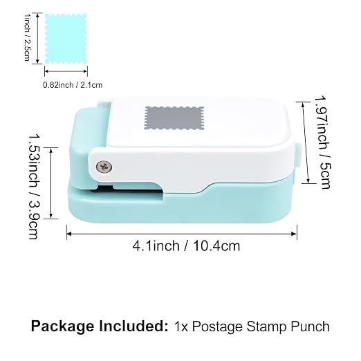 CYFUN DESIGN Stamp Punch, Stamps Cutter, Postage Stamps Punch, Stamp Puncher - Image 3