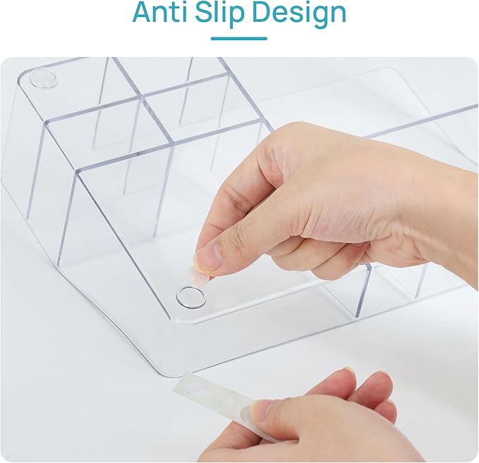 Vtopmart 1 Tier Clear Plastic Makeup Organizer - Image 5