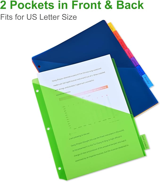 8-Tab Binder Dividers - Image 4