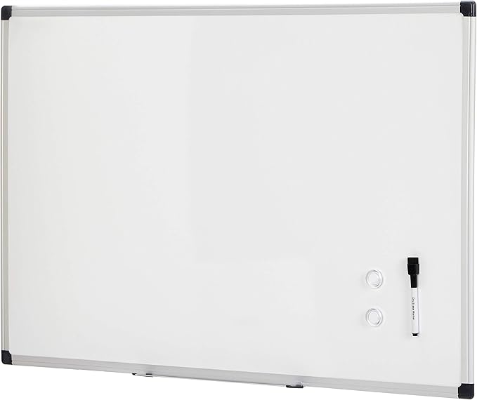 Amazon Basics Magnetic Dry Erase Whiteboard, Aluminum Frame by AmazonBasics