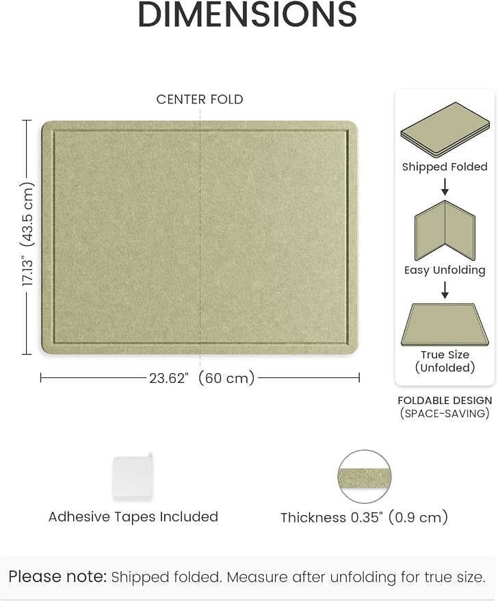 Fluxynara Bulletin Board, 23.6" x 17.5" Cork Board Alternative - Image 2