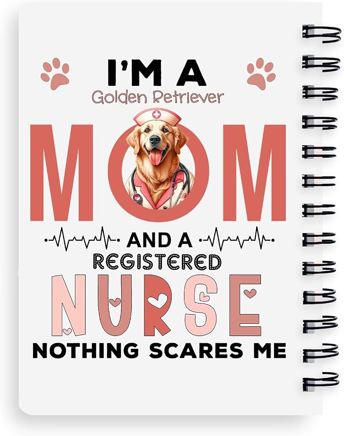 Ninety3POD I'm a Golden Retriever Mom and a Registered Nurse Nothing Scares Me - Image 2