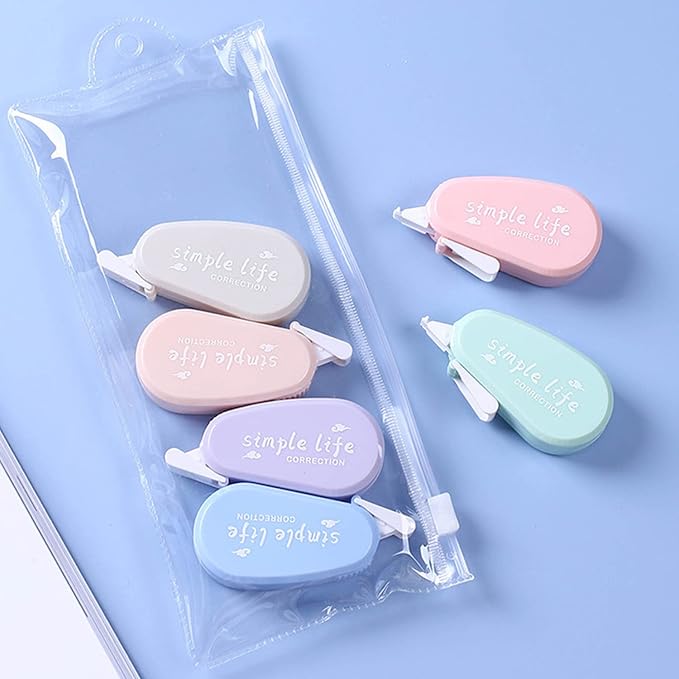 12 Pack Aesthetic Pastel Correction Tape, 0.2 x 197 inch, Instant Corrections - Image 7