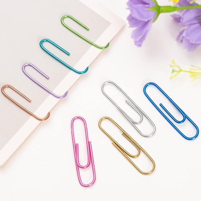 Paper Clips, PaperClips Assorted Colors, Paper Clips - Image 2