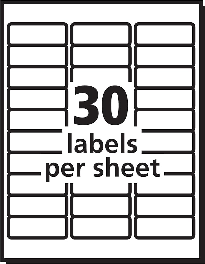 PRES-a-ply Laser Address Labels, 1 x 2-5/8 - Image 3