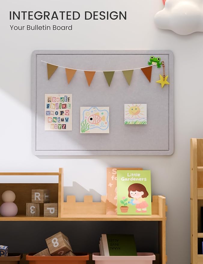 Fluxynara Bulletin Board, 23.6" x 17.5" Cork Board Alternative - Image 6