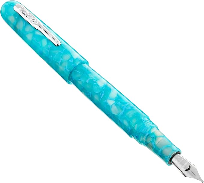 Conklin All American Fountain Pen in Turquoise Serenity – Stub Nib, Artistic by Conklin