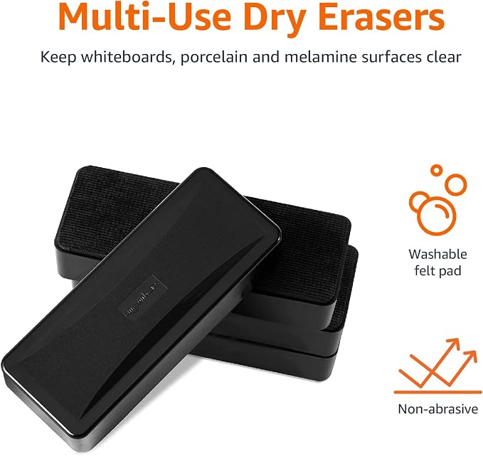 Amazon Basics Dry-Erase Whiteboard Erasers - Image 2