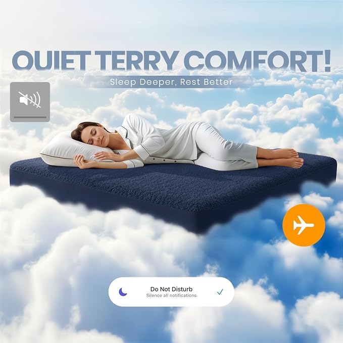 Utopia Bedding Waterproof Mattress Protector Twin XL Size, Premium Terry - Image 8