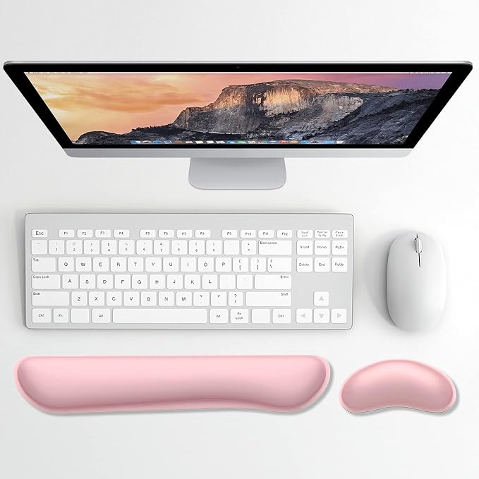 Dapesuom Enlarge Keyboard Wrist Rest, Memory Foam Wrist Cushion - Image 2