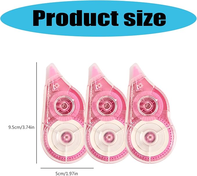 10Pcs Correction Tape Roller 8mx5mm Quick Dry White Out Correction Tape Total - Image 5