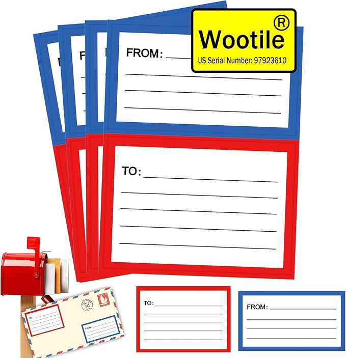 to from Return Address Mailing Labels 120 Pcs Blank Mail Shipping Label | by wootile