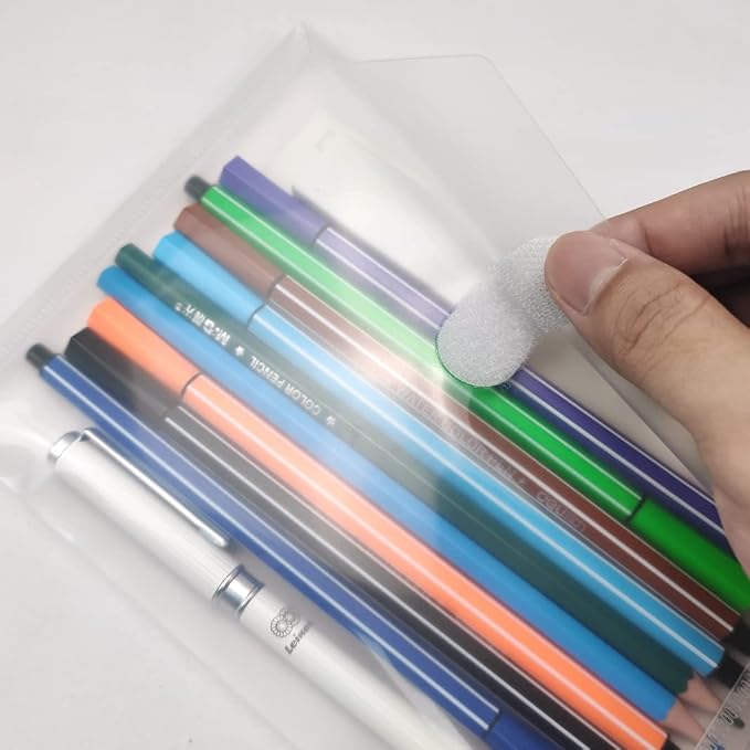 Anseal 48 Pack 5 x 7 Coupon Receipt Check Holder, Small Clear Plastic Envelope - Image 5