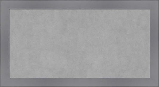 Amanti Art Grey Framed Magnetic Board 14x26 Small Vision Board by AmantiArt