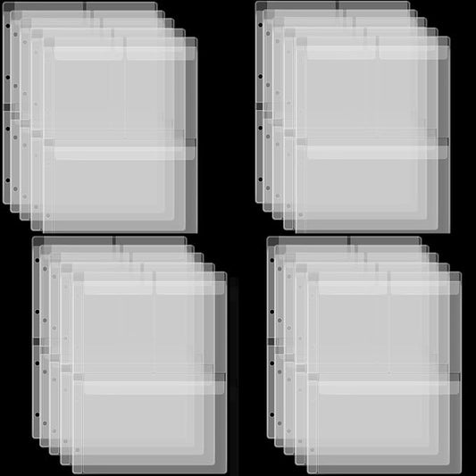 20 Sheet Binder Pockets Inserts by CYFUNDESIGN