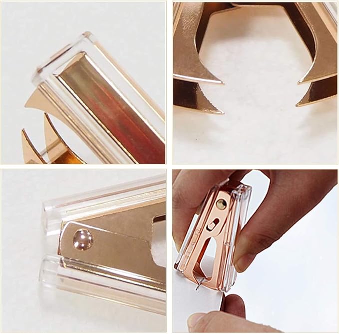 Rose Gold and Gold Staple Remover - Image 3
