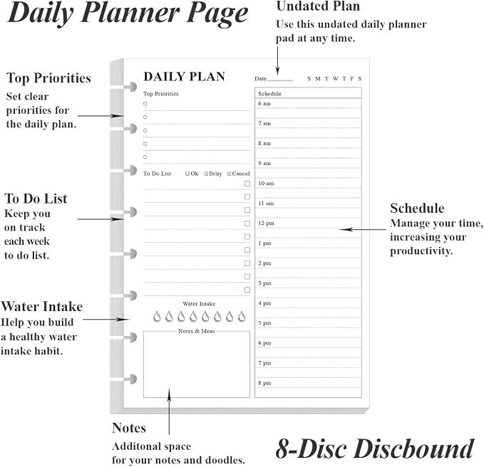Junior Size To Do List Insert - Image 2
