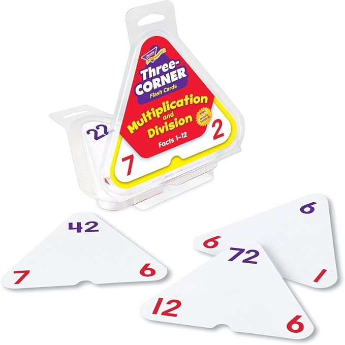 Trend Enterprises: Three-Corner Multiplication and Division Flash Cards - Image 5