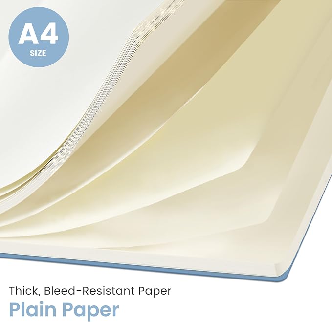 Taja Spiral Blank Notebook, 8.5"x11" Notebooks - Image 2